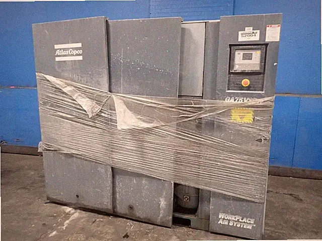 ATLAS COPCO GA75VSDFF AIR COMPRESSOR 100 HP 12251210005